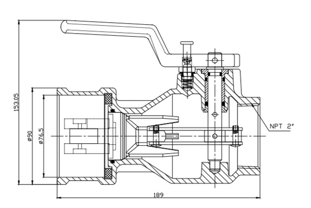 EasyDry®  DBC200 Cam & Groove Style Aluminum & Stainless Steel Dry Disconnect Coupler