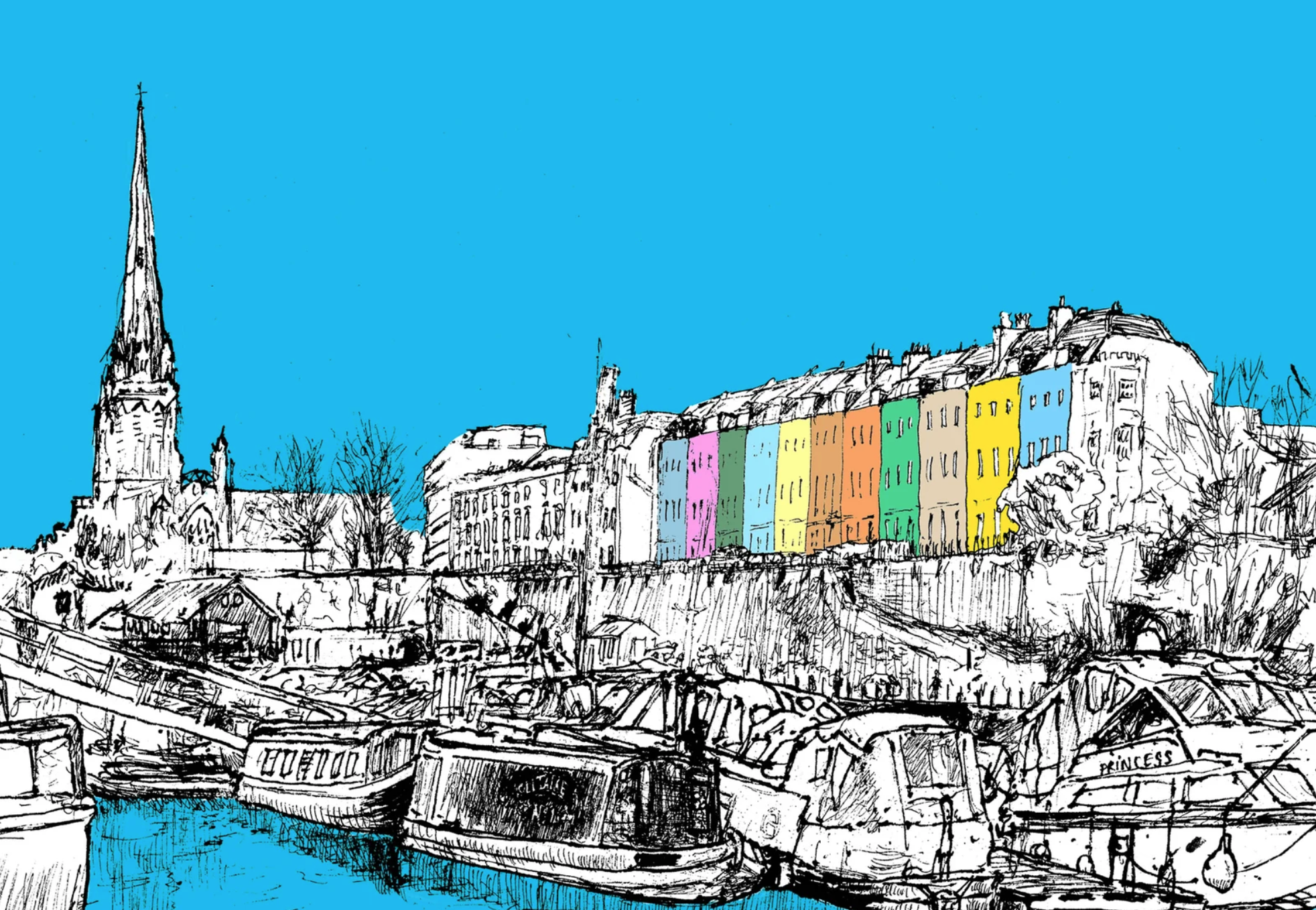 Redcliffe Parade Bristol Blue