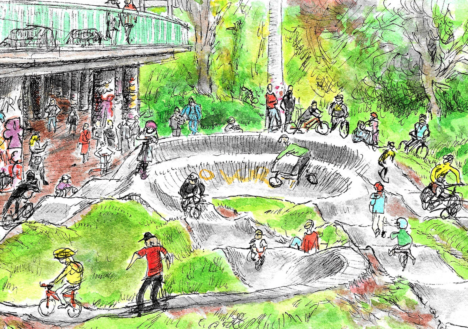 Pump Track Brunel Way Bristol