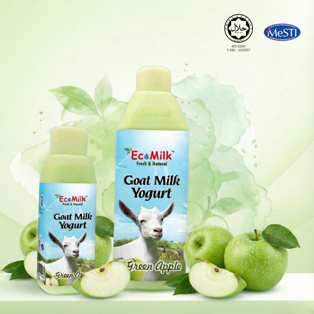 Green Apple Fruit Goat Milk Yogurt