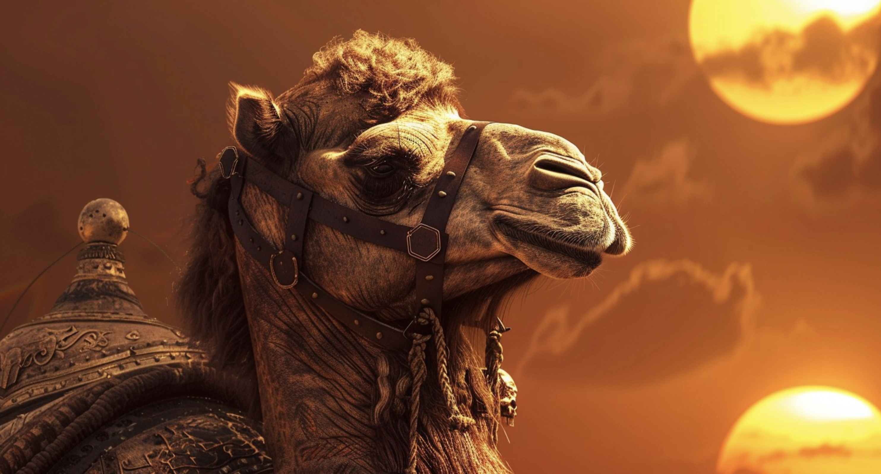 A Camel for two suns