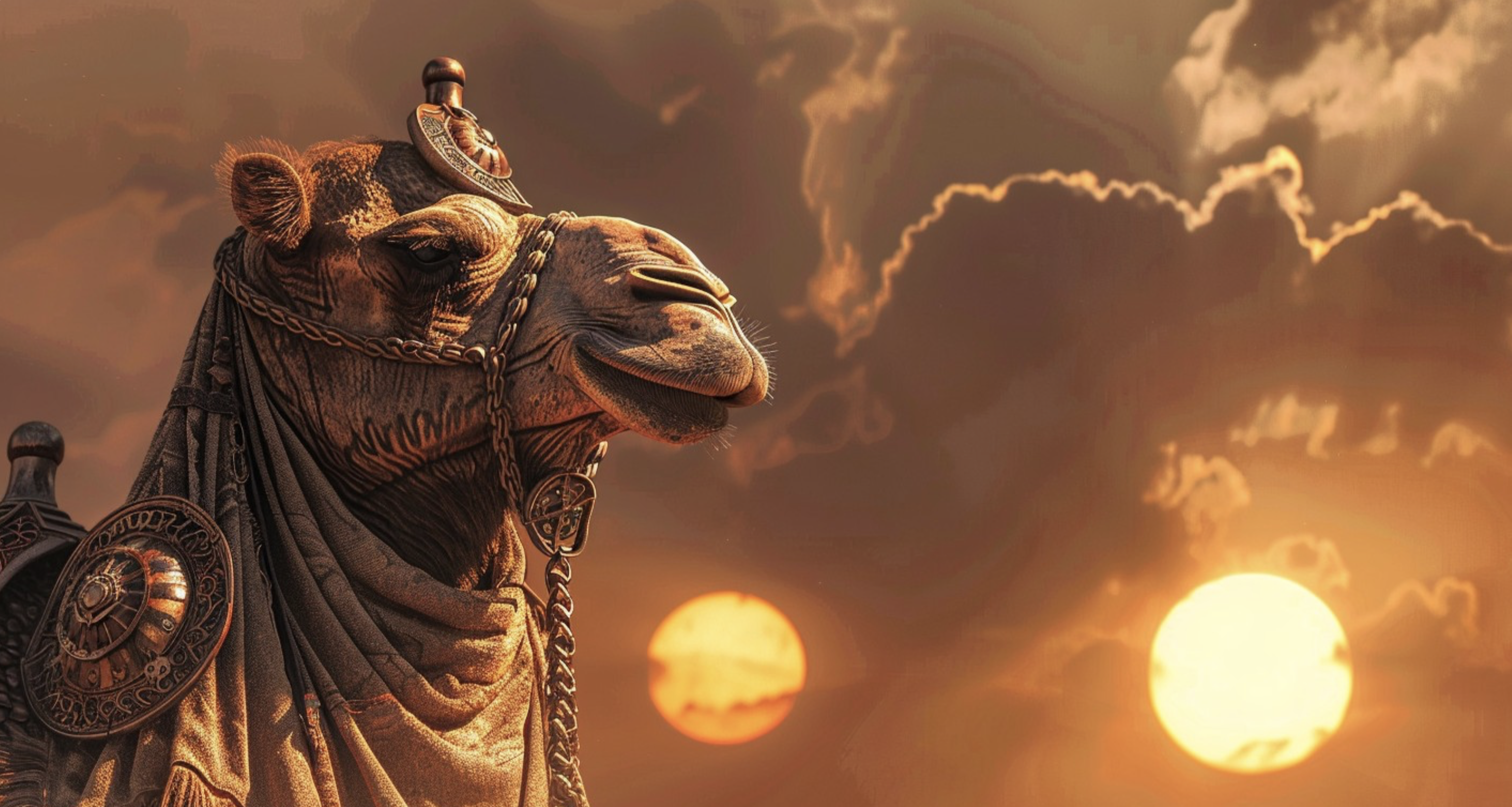 A camel for two suns