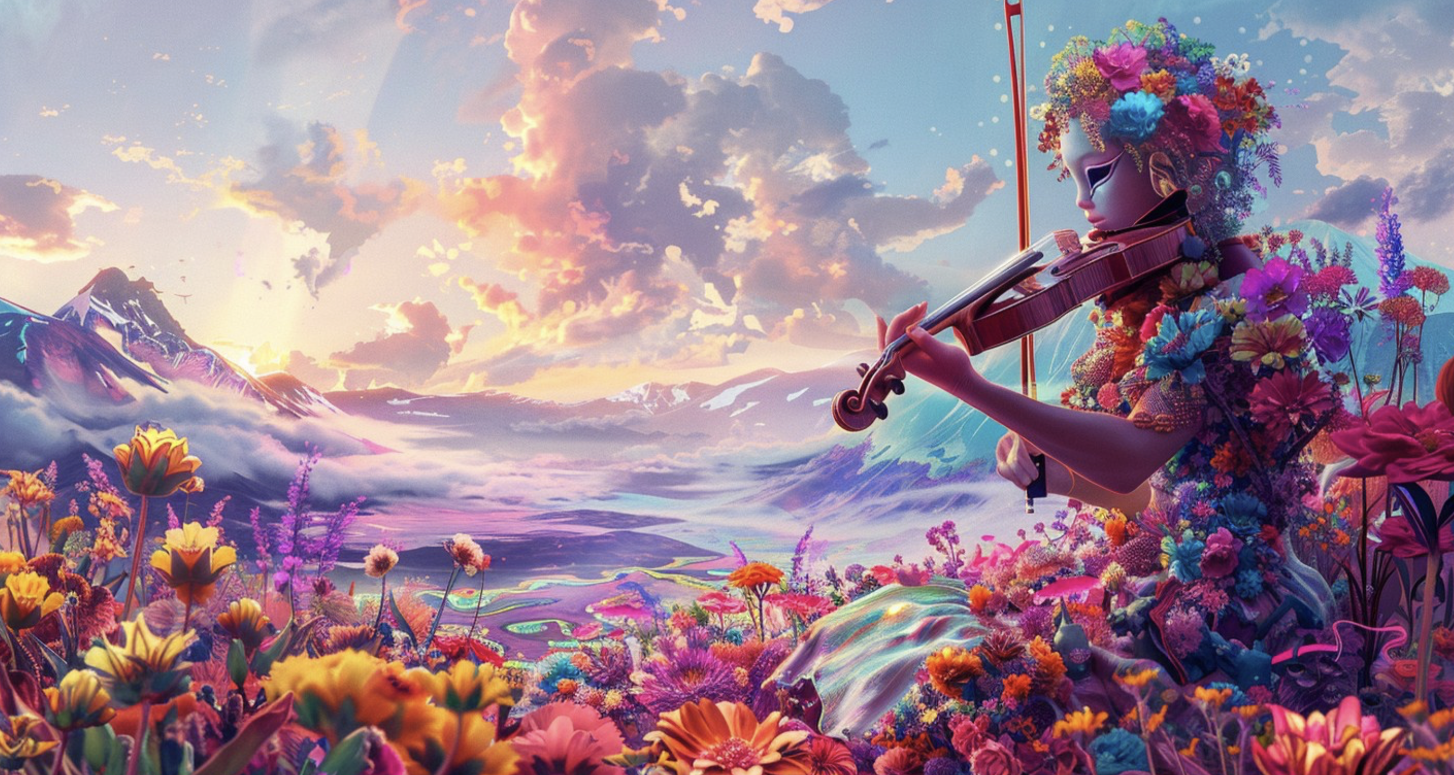 A Violin for the Flowers