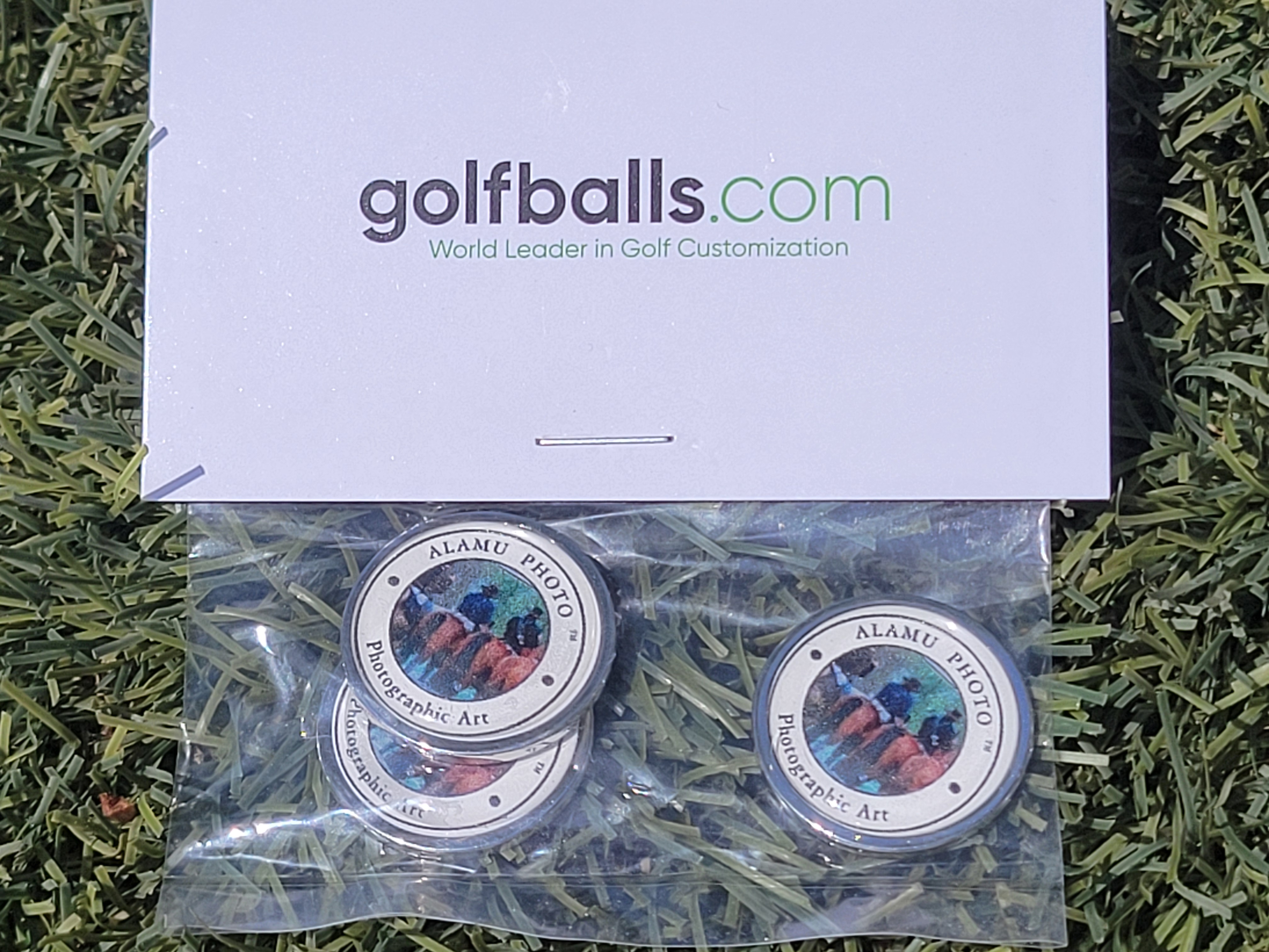 Alamu Photo-Customized Golf Ball Markers (OUT of STOCK)