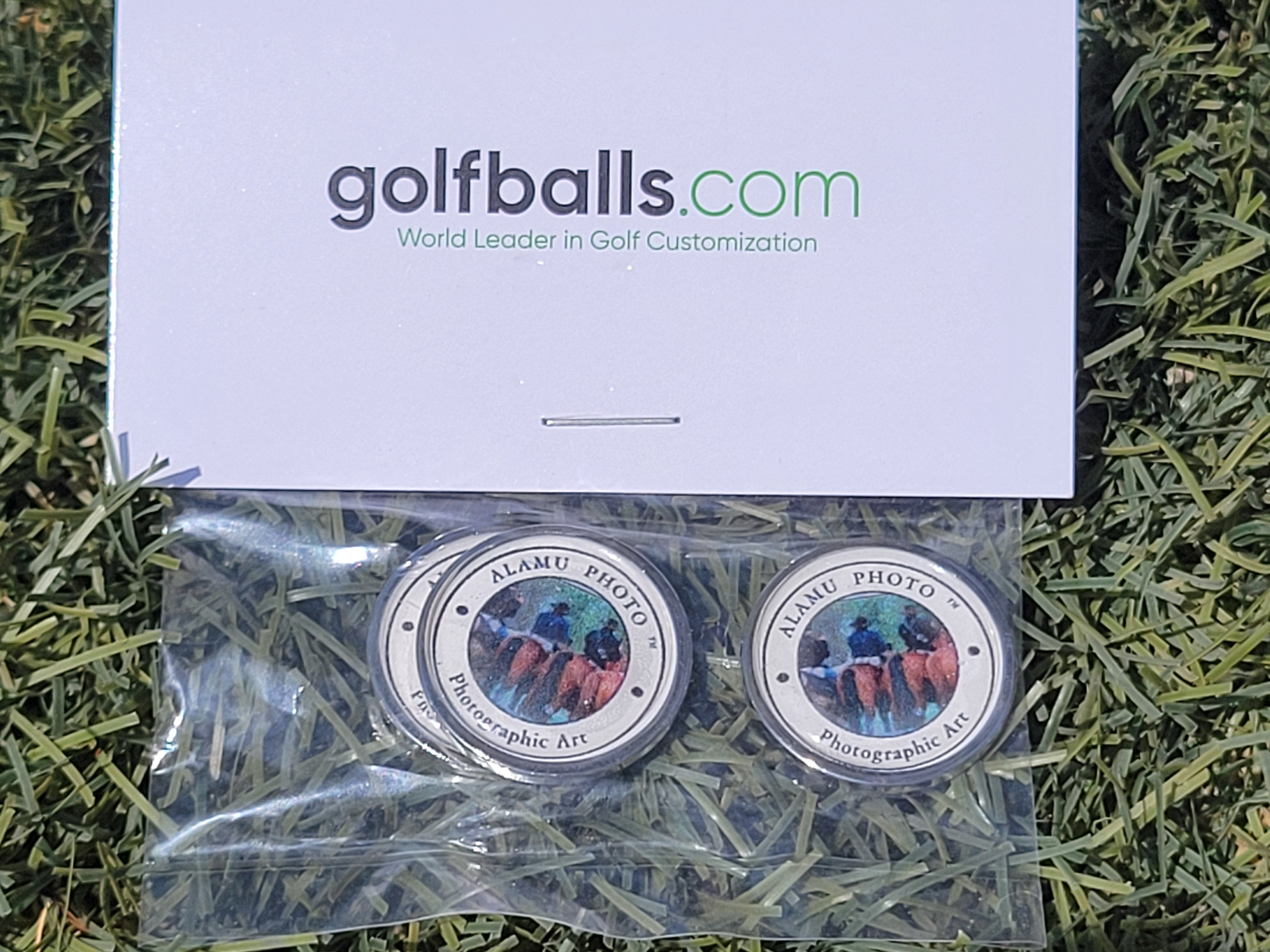 Alamu Photo-Customized Golf Ball Markers (OUT of STOCK)
