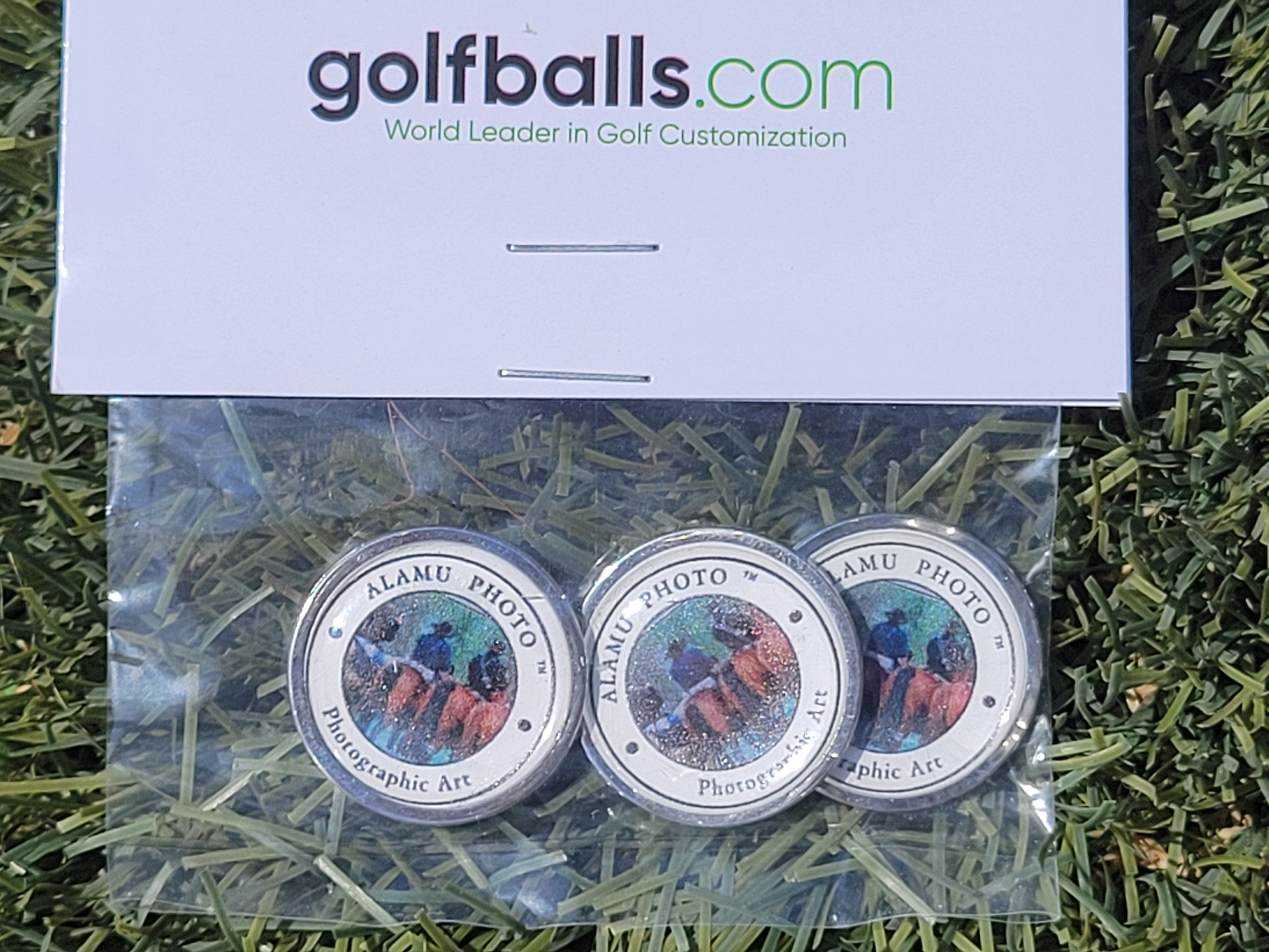Alamu Photo-Customized Golf Ball Markers (OUT of STOCK)