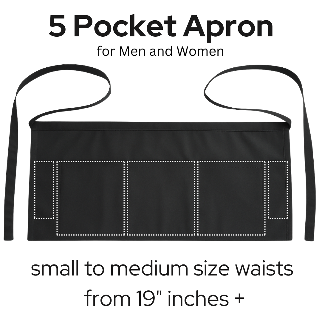 5 Pocket Apron - with Ties