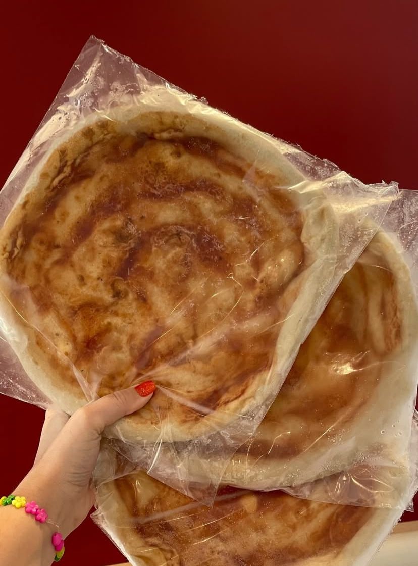 Massa de pizza congelada