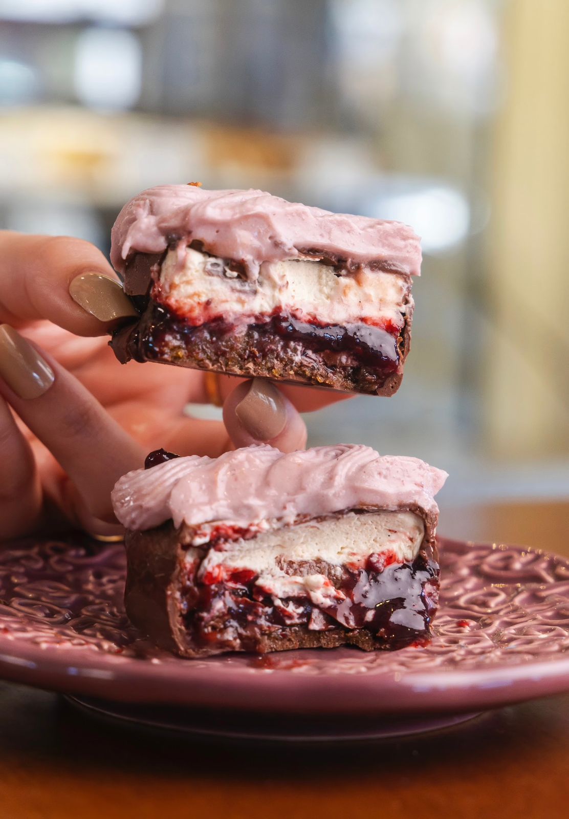 Entremet Frutas Vermelhas