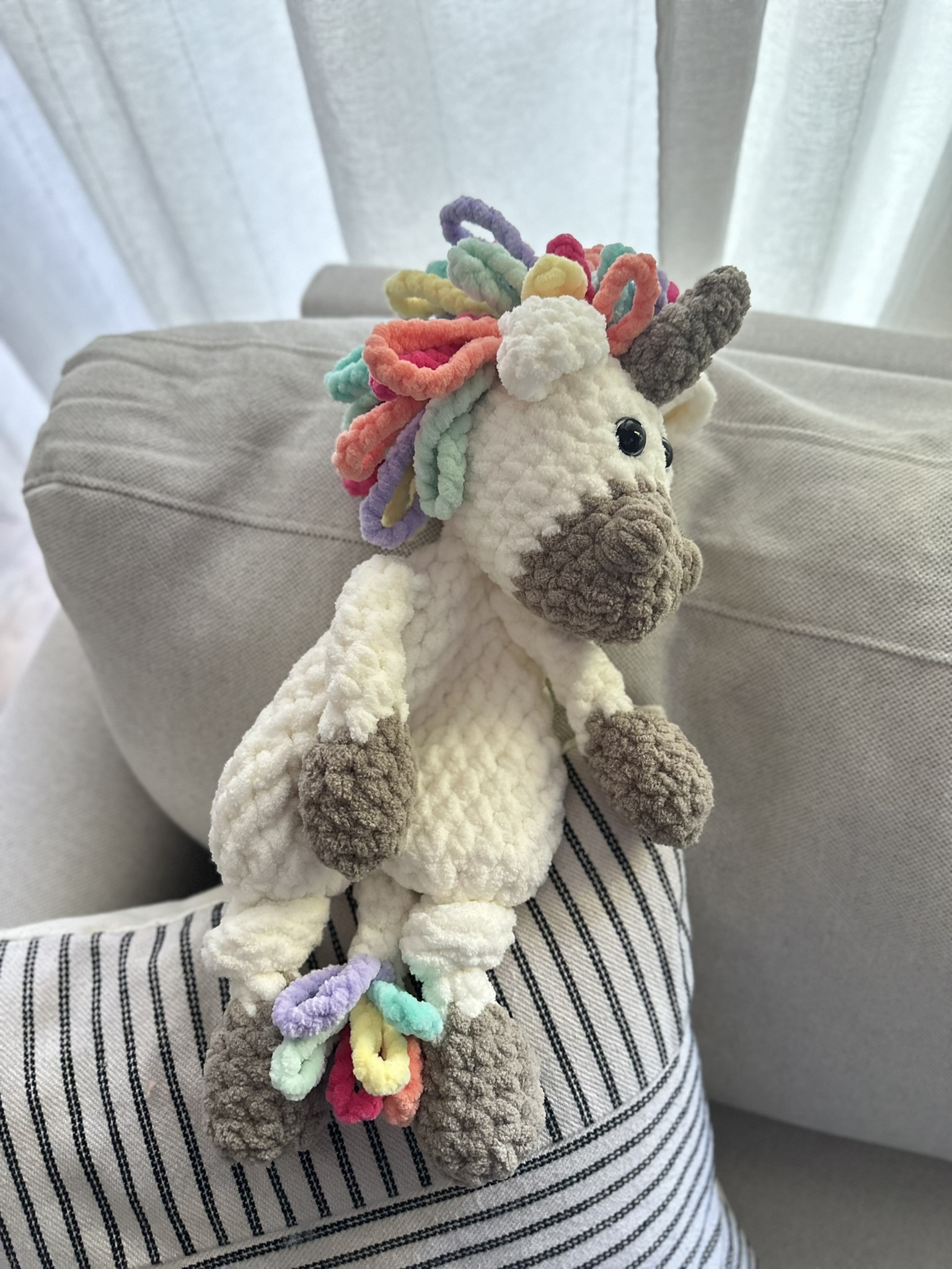 Colorful Mini Unicorn Snugglar