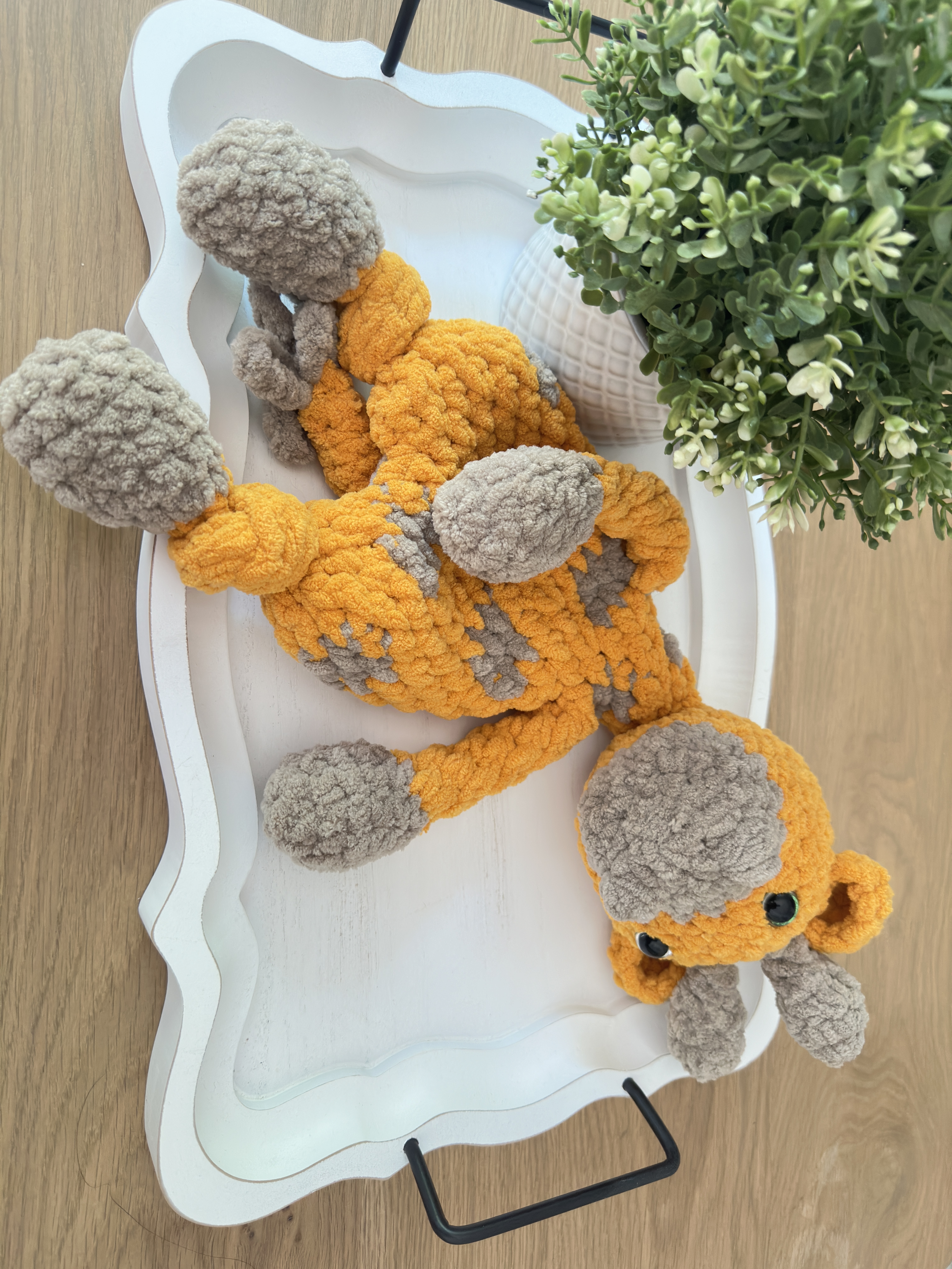 Mini Yellow Spotted Giraffe Snugglar Heirloom Comfort Toy