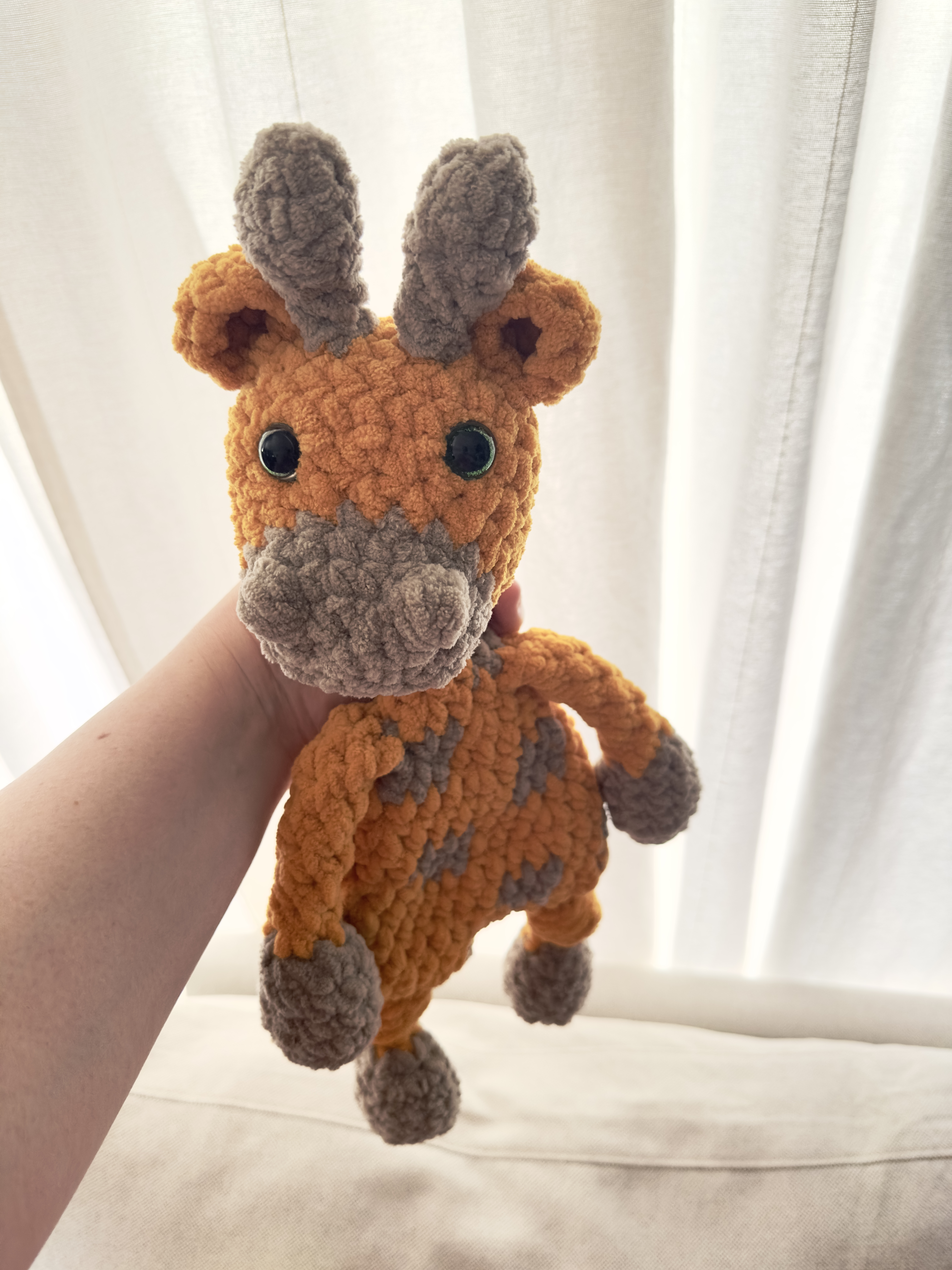 Mini Yellow Spotted Giraffe Snugglar Heirloom Comfort Toy