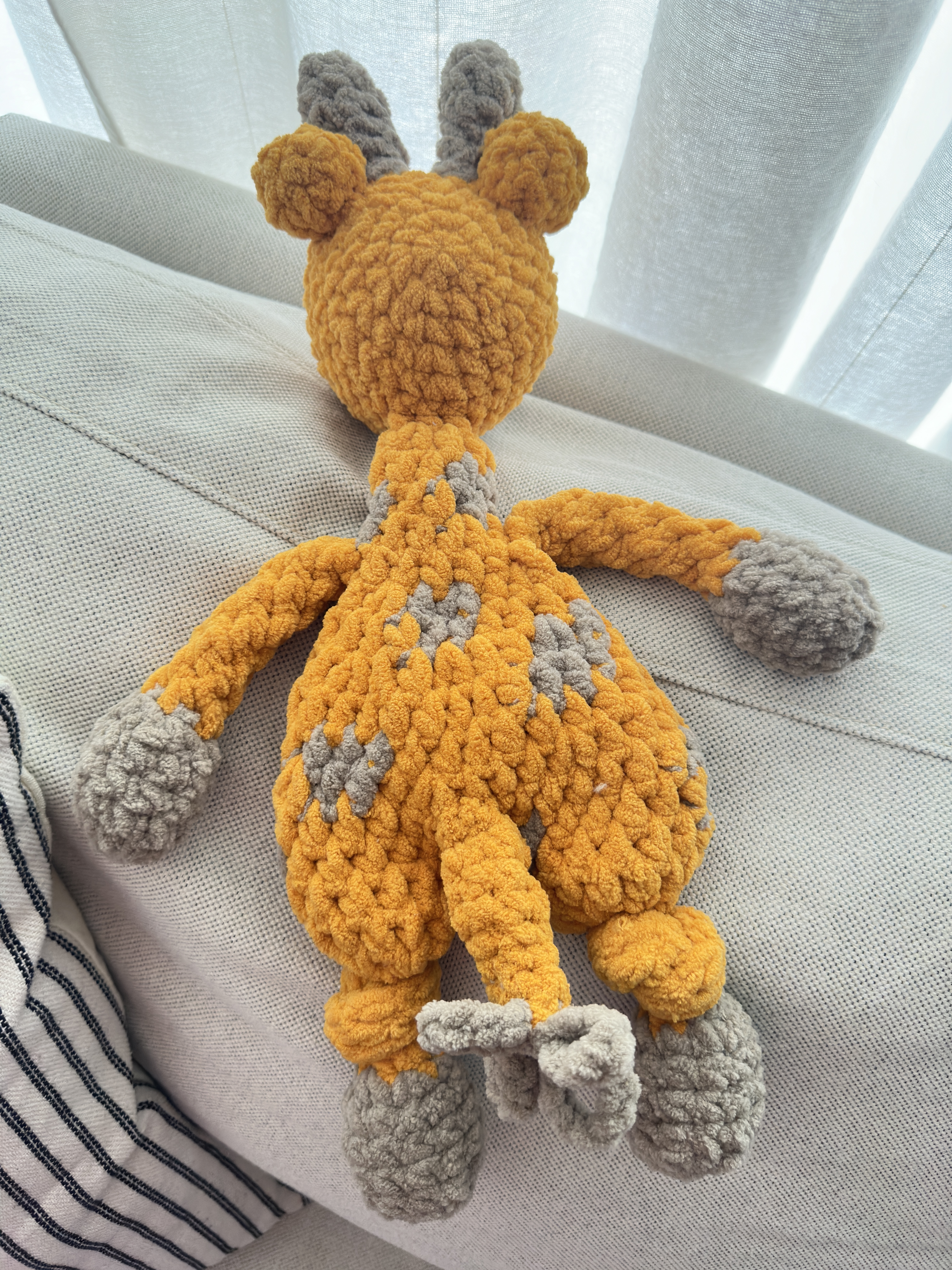 Mini Yellow Spotted Giraffe Snugglar Heirloom Comfort Toy