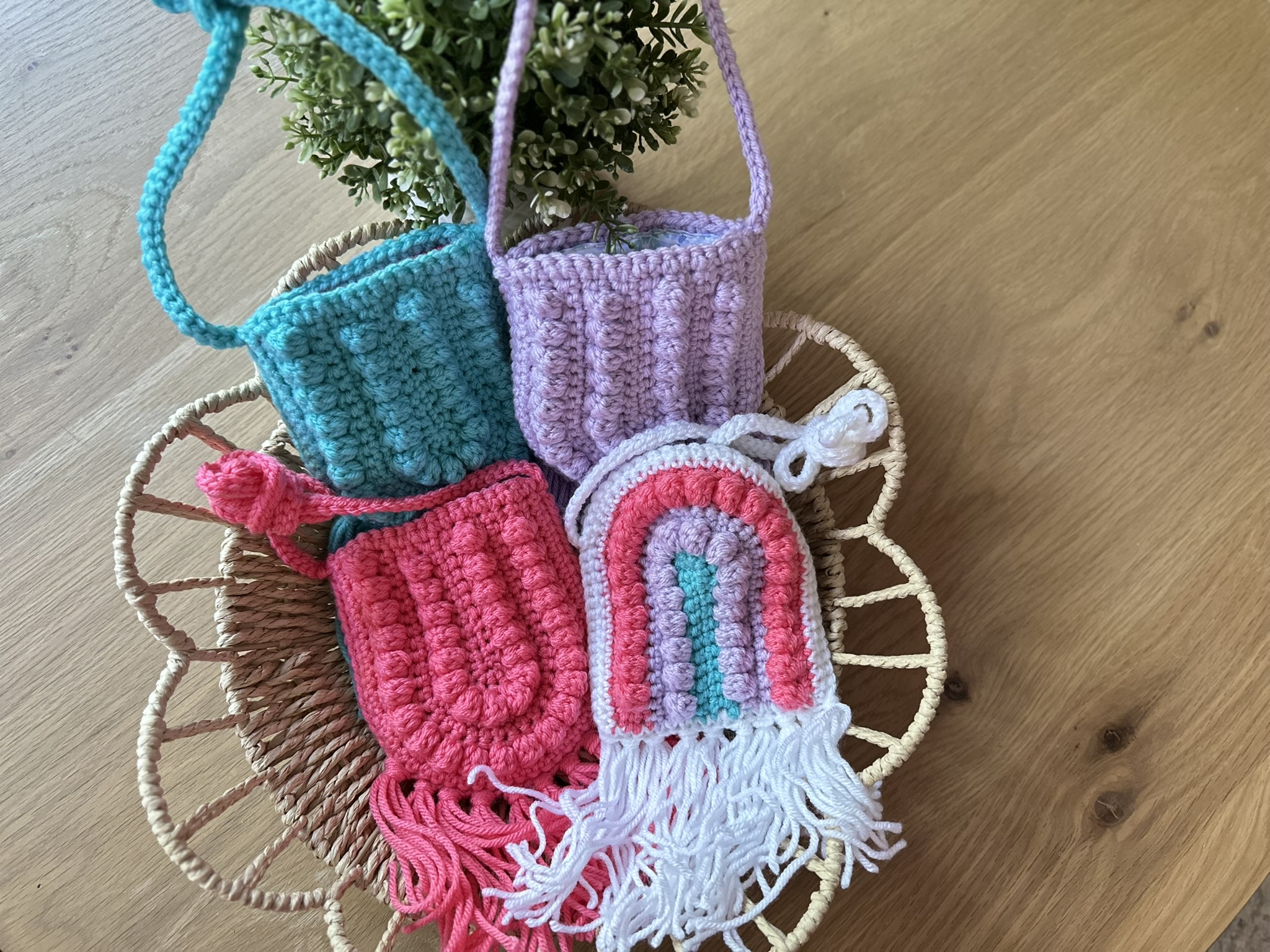 Crochet Boho Fringe Crossbody Toddler Purse| Ready to Ship