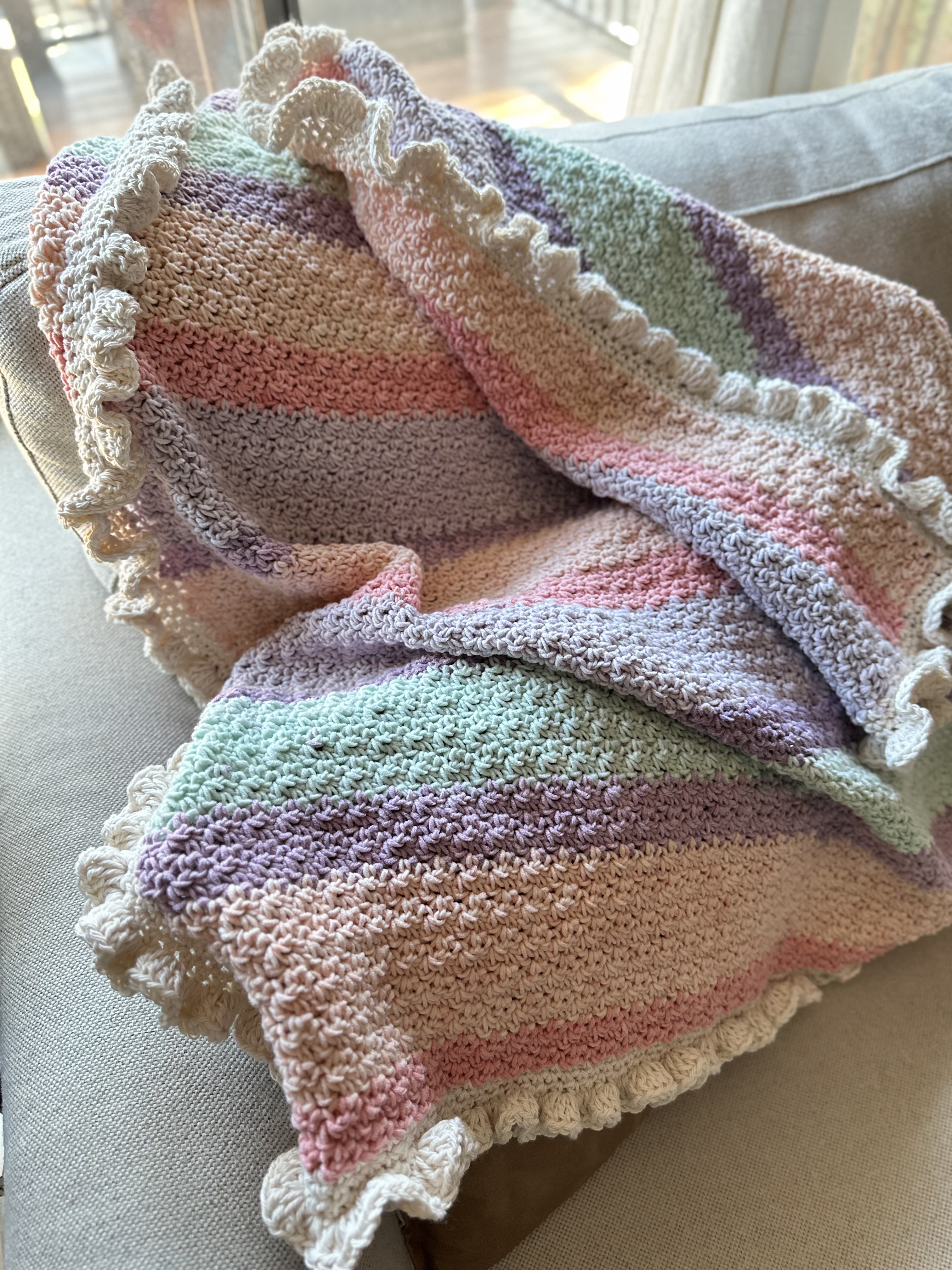 Simple Heirloom Crochet Blanket Pattern