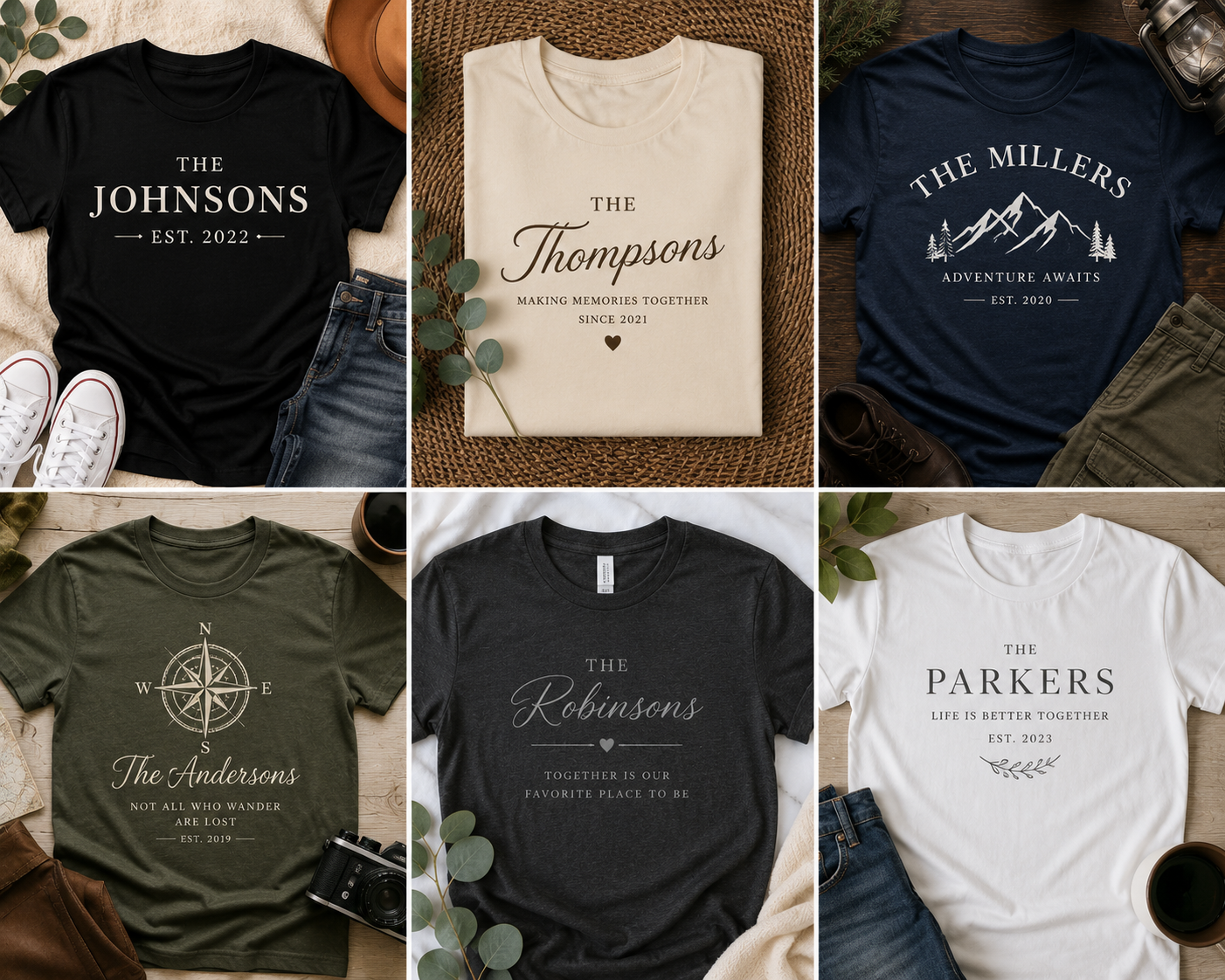 Personalized Family Theme T-Shirts