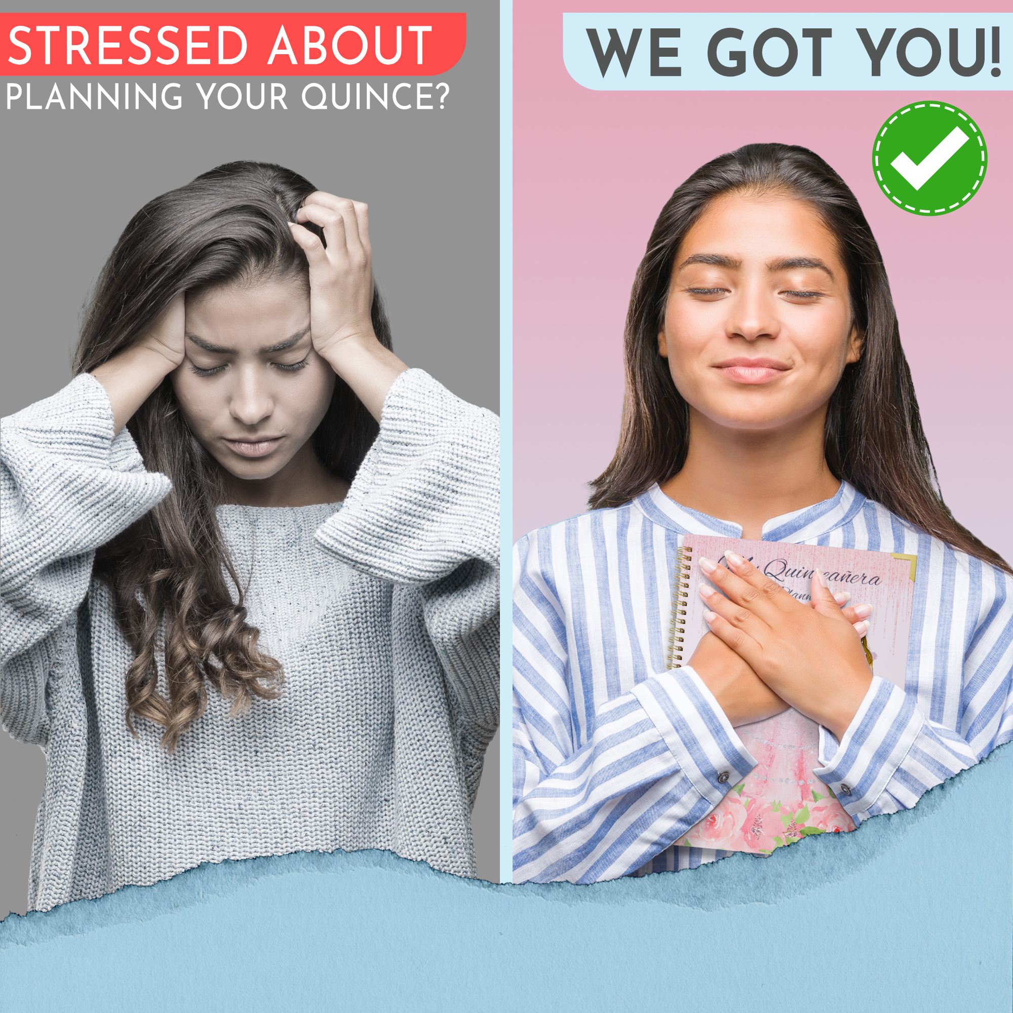 Quinceañera Planner - Pink Floral