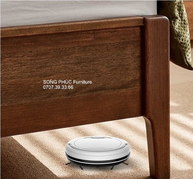 Giường Gỗ Sồi Đẹp Hiện Đại SP-307