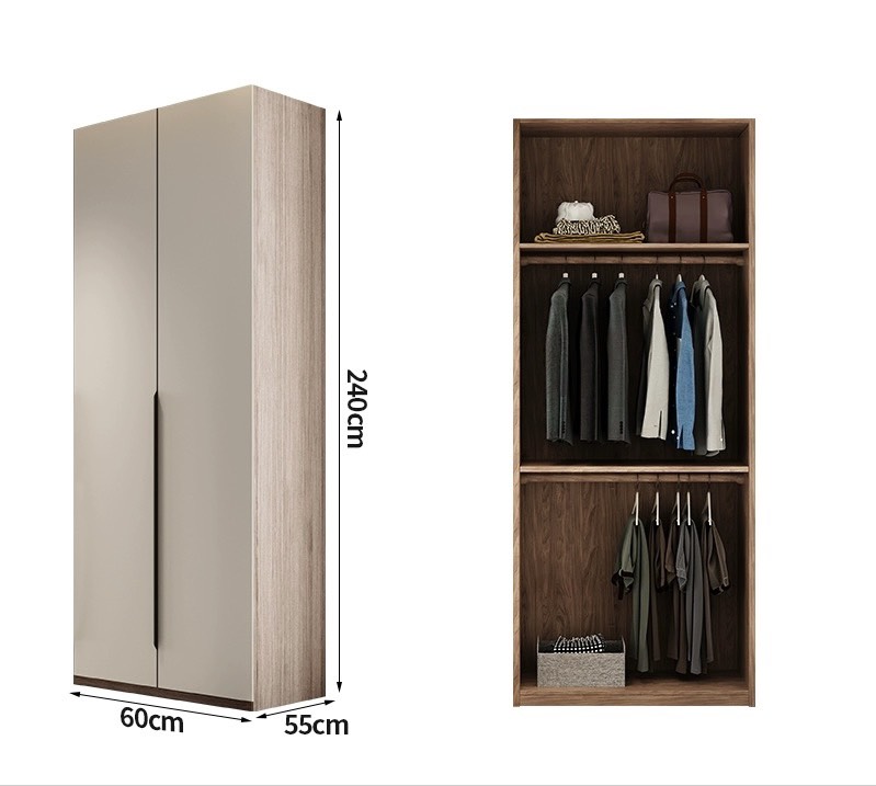 Tủ Quần Áo Cho Gia Đình Đơn Giản Hiện Đại SP-406 (2400k/m2)