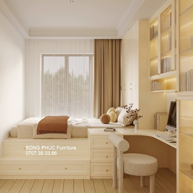 Trọn Bộ Nội Thất Phòng Ngủ Giá Rẻ SP-605