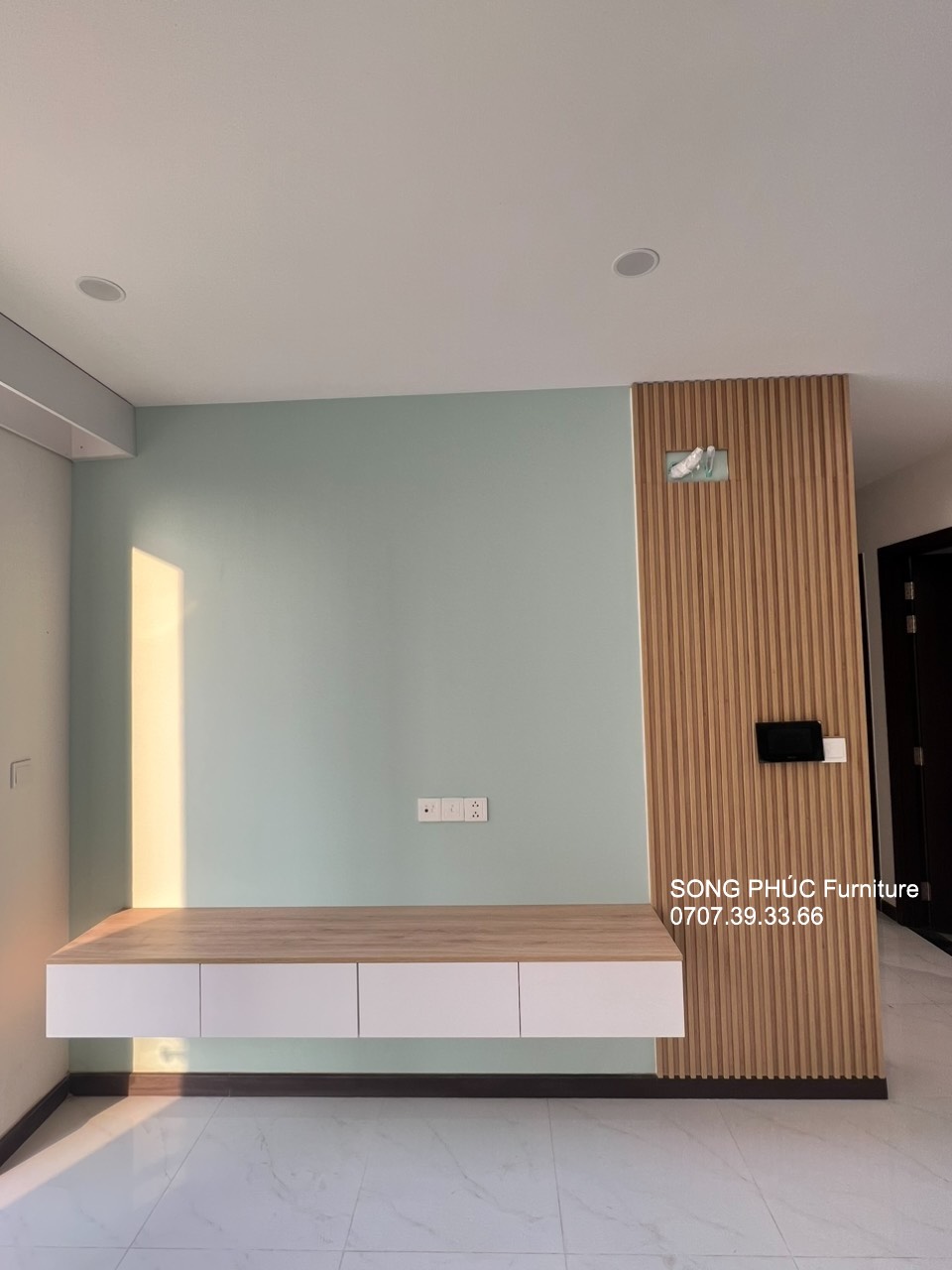 Thi Công Nội Thất Chung Cư Đẹp Tại Bình Dương, Gỗ Công Nghiệp 