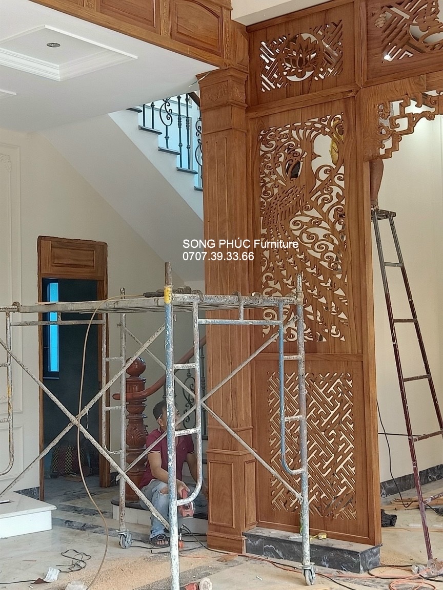 Nội Thất Biệt Thự Gỗ Tự Nhiên Sang Trọng