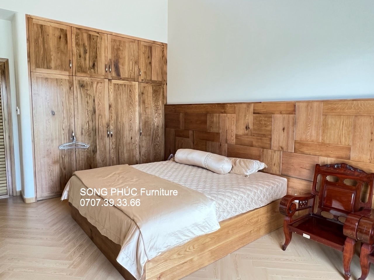 Thi Công Nội Thất Biệt Thự Nhà Vườn Gỗ Sồi Tự Nhiên.