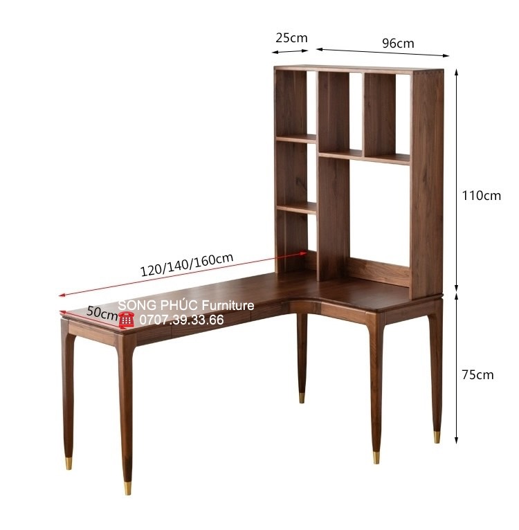 Bàn Làm Việc Chữ L Đơn Giản, Hiện Đại BLV307