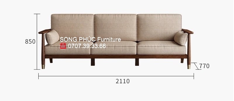 Ghế Sofa Phòng Khách Đơn Giản Giá Rẻ SP-402