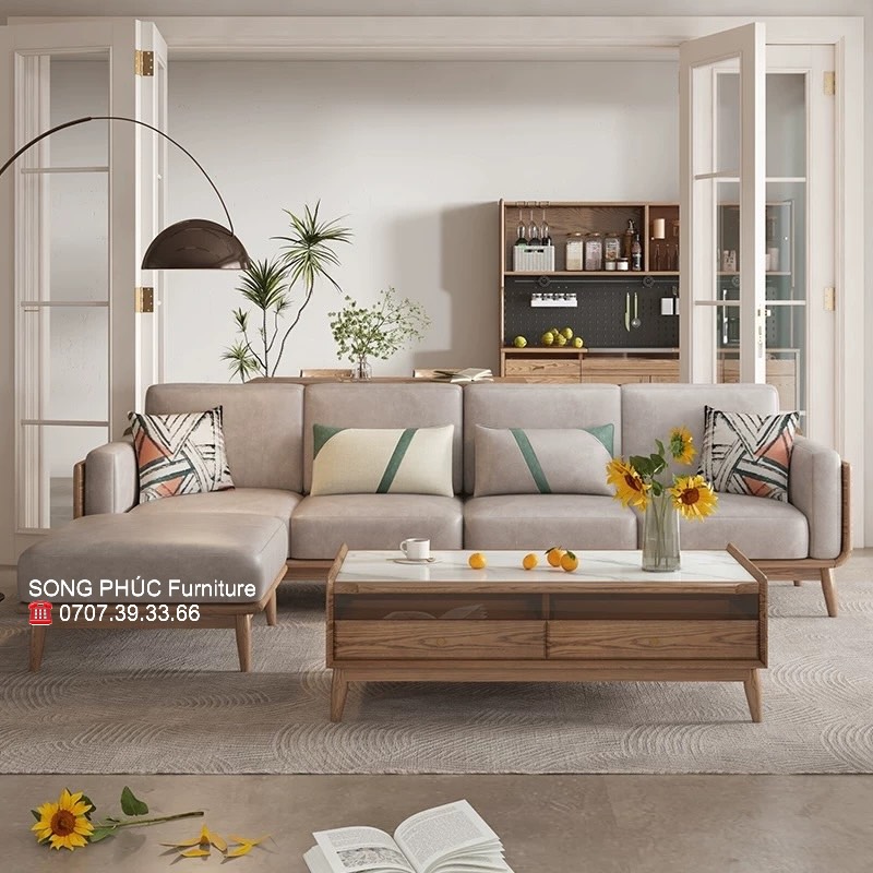 Sofa Góc Chữ L Hiện Đại Sang Trọng SP-405