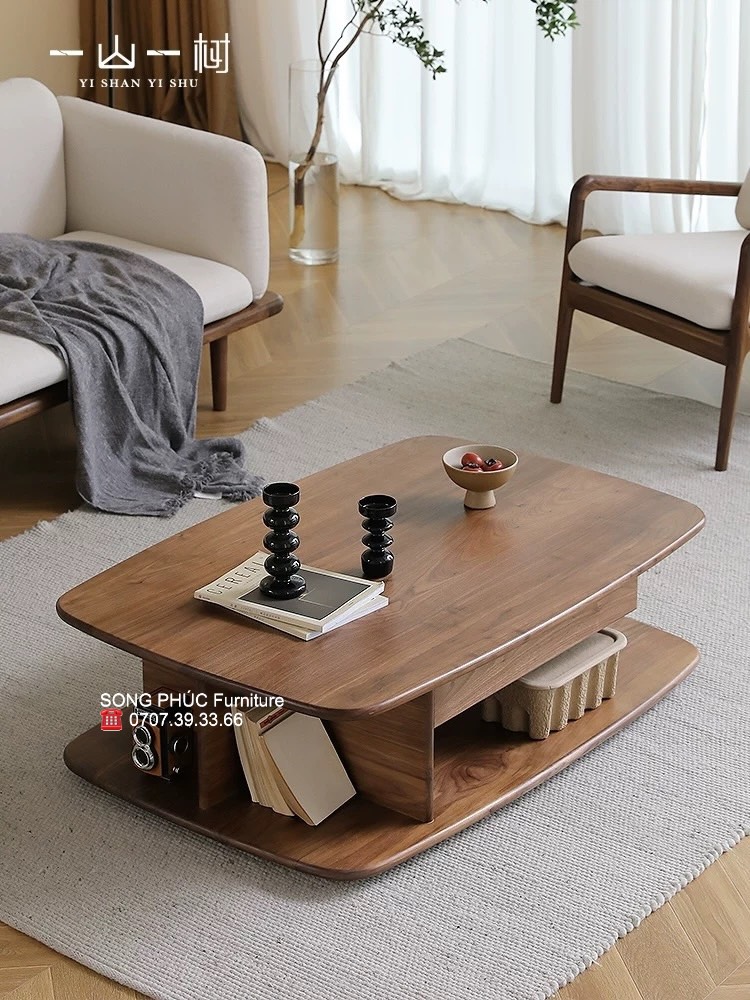 Bàn Trà Gỗ Tự Nhiên Đẹp Giá Rẻ SP-901