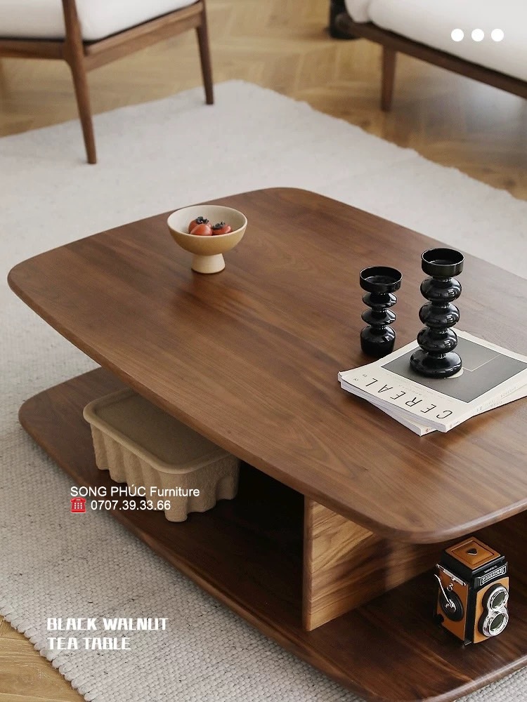 Bàn Trà Gỗ Tự Nhiên Đẹp Giá Rẻ SP-901