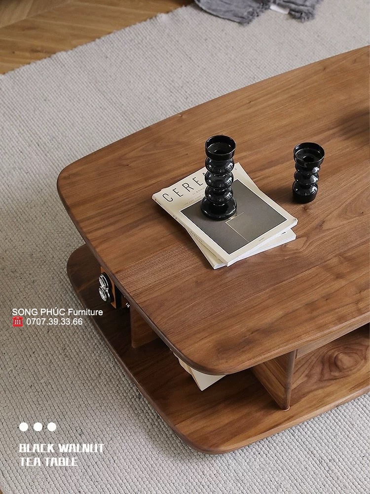 Bàn Trà Gỗ Tự Nhiên Đẹp Giá Rẻ SP-901