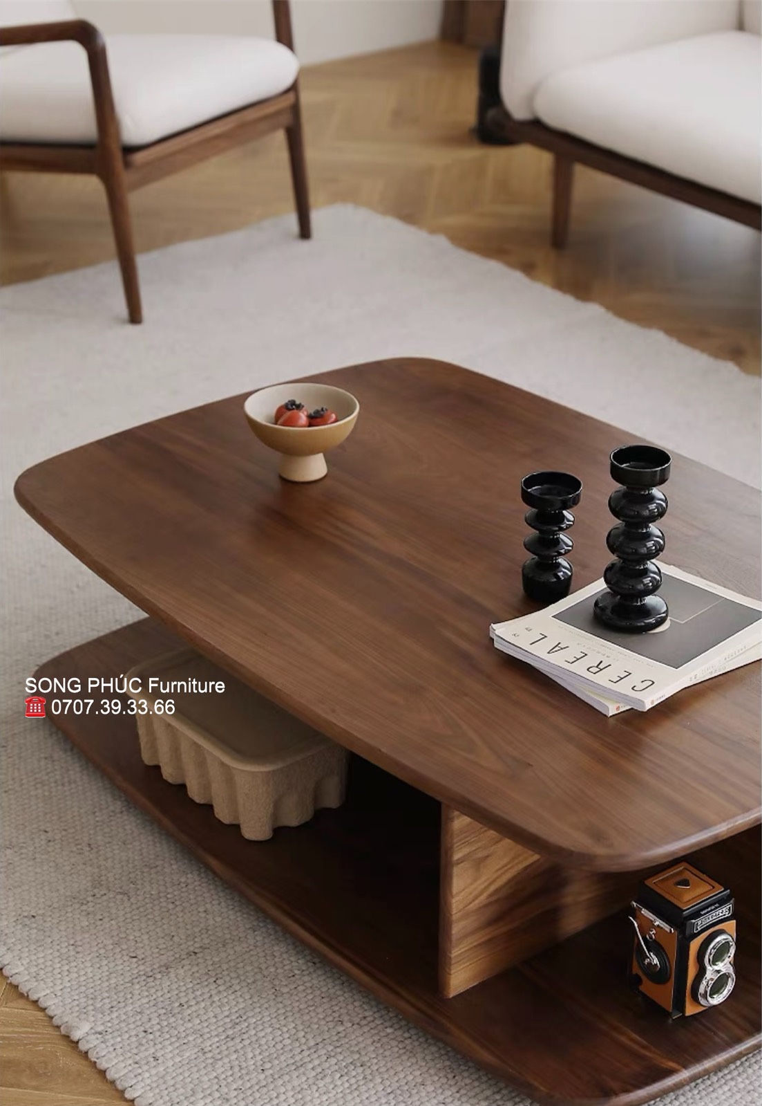 Bàn Trà Gỗ Tự Nhiên Đẹp Giá Rẻ SP-901