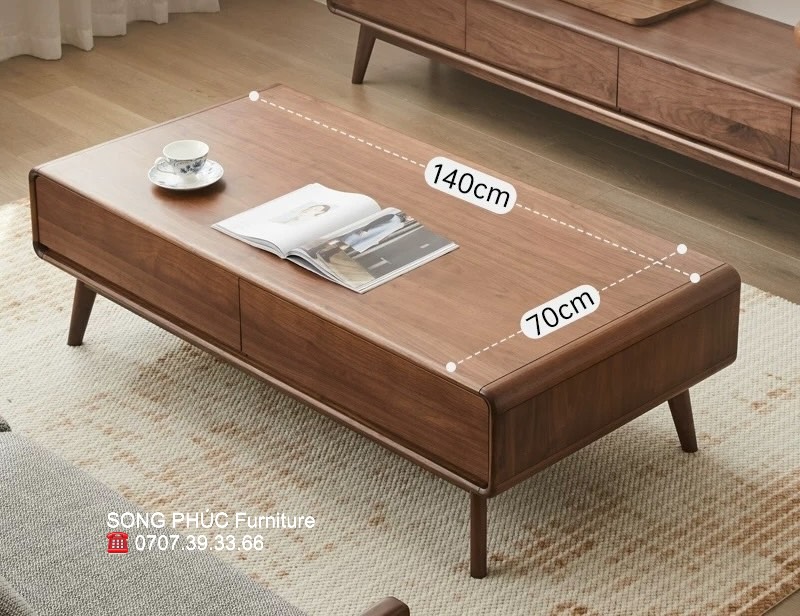 Bàn Sofa Gỗ Hiện Đại Đơn GIản SP-903