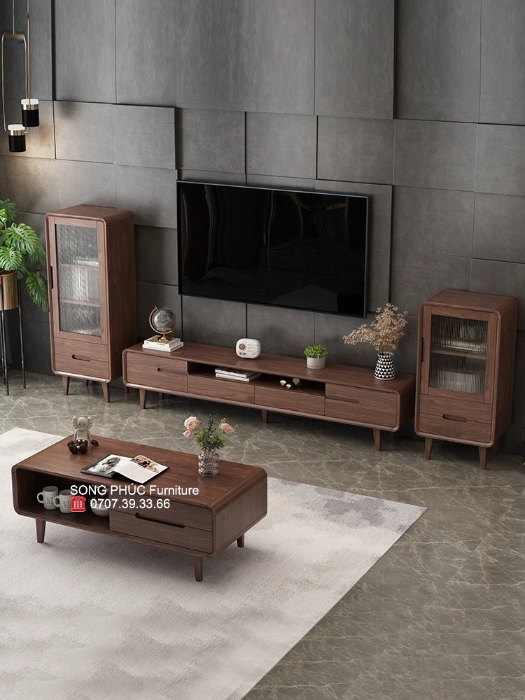 Kệ Tivi Gỗ Sồi Đẹp Giá Rẻ SP-916 