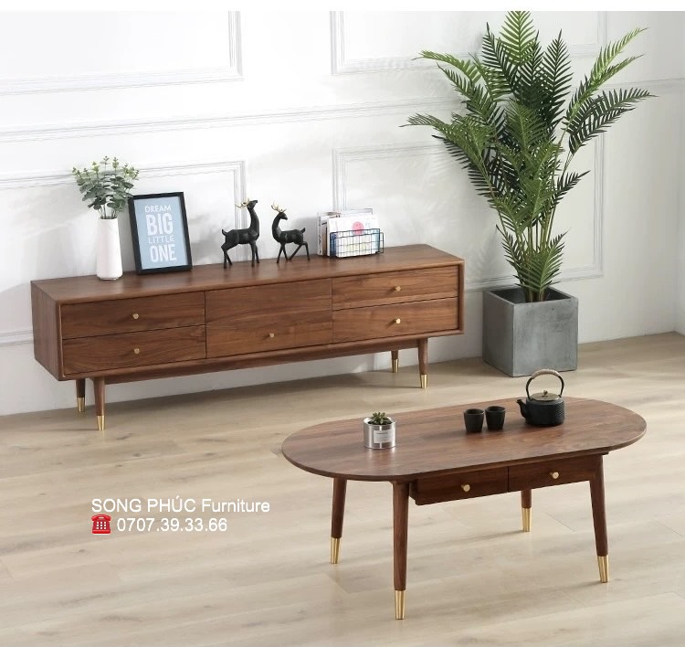 Kệ Tivi Màu Óc Chó Sang Trọng SP-909