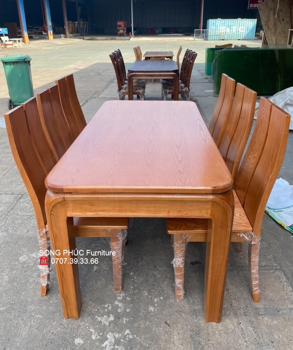 Bàn Ăn Gỗ Đẹp Hiện Đại Giá Rẻ SP-502