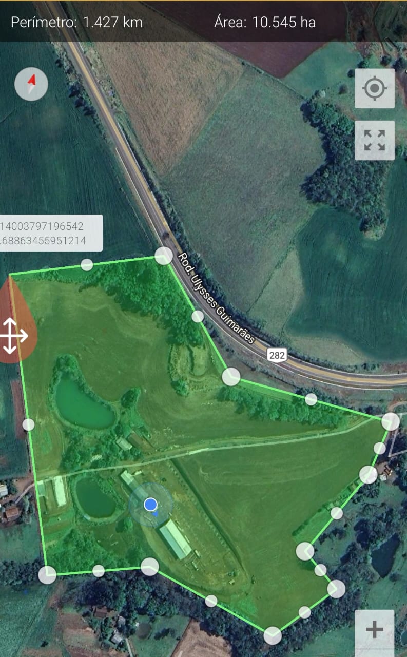 Propriedade de 10,4 hectares à beira da BR 282 em Paraíso/SC, com água mineral
