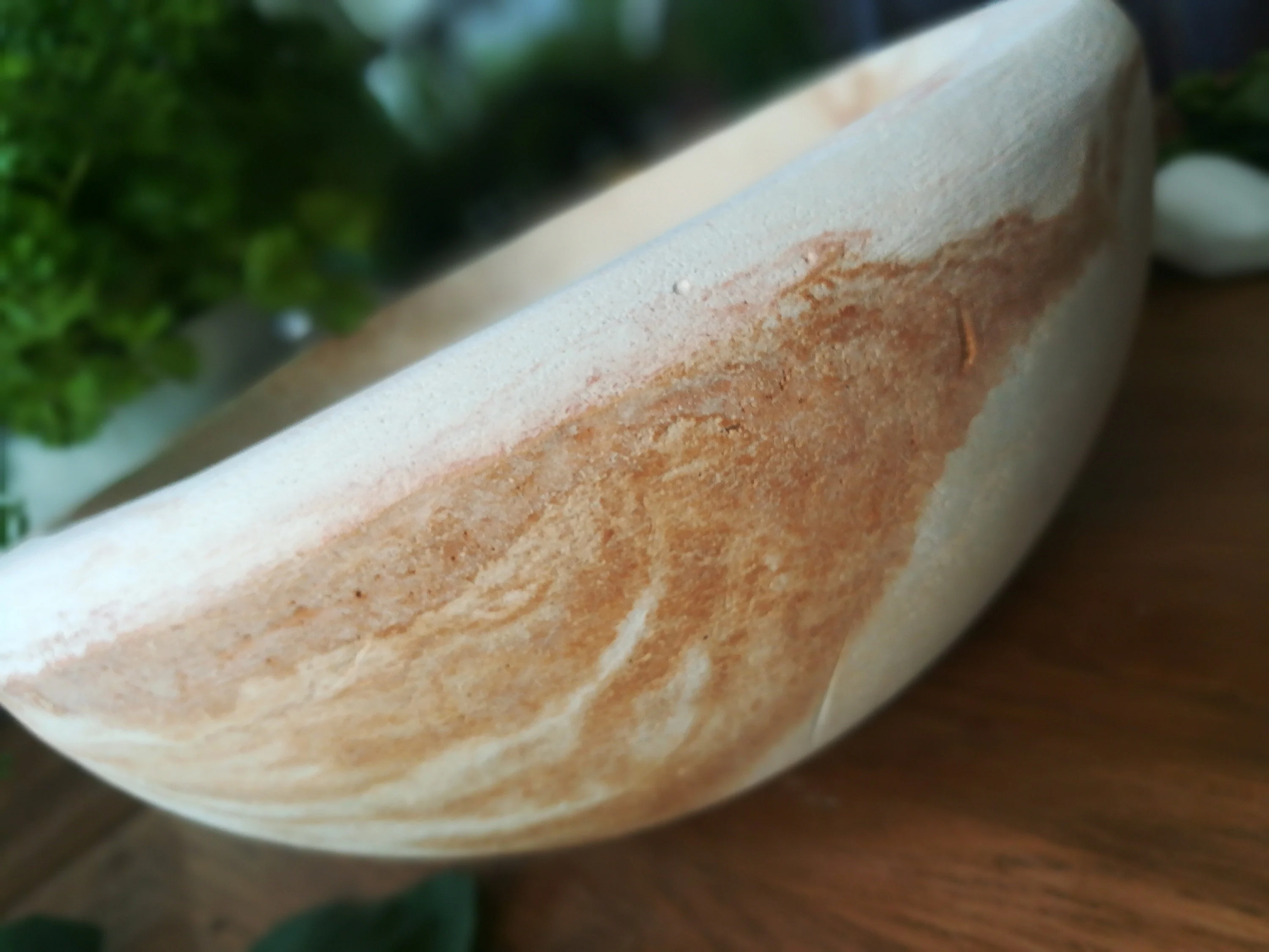 Handcrafted Marbled Ceramic Bowl