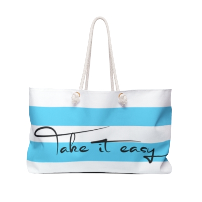 Take It Easy Weekender Tote Bag