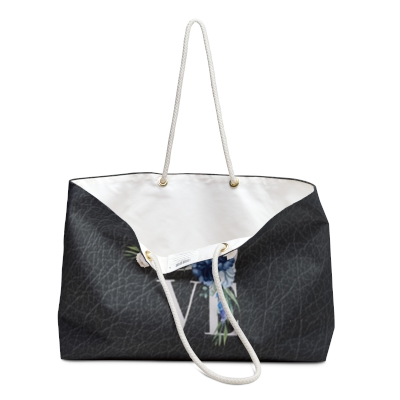  LOVE Leather-Inspired Weekender Tote Bag,