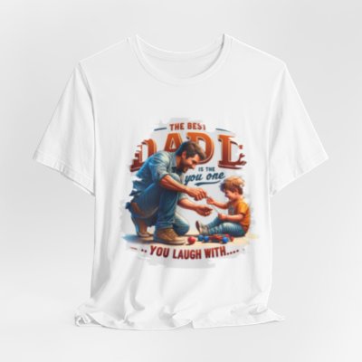 The Best Kind Of Dad Is The One You Laugh With T shirt, Dad Birthday Best Daddy Grandpa Love Funny Birthday Gift Daddy Fathers Day Men's Shirt 