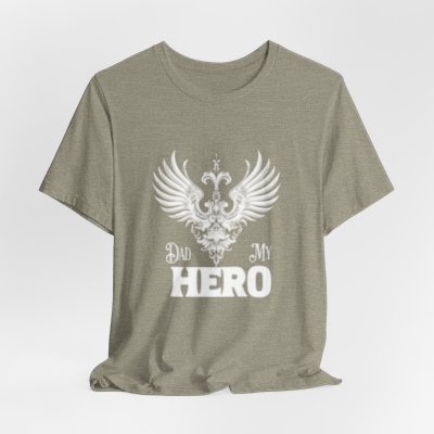 Dad My Hero T Shirt, Dad Shirt, Father's Day t-shirt, husband present, Men T shirt, Father's Day Gift 