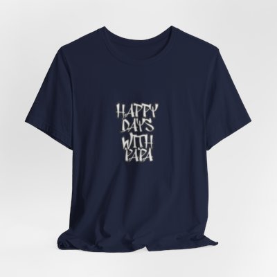 Happy Days With Papa, Dad Shirt, Father's Day t-shirt, husband present, Men T shirt, Father's Day Gift 