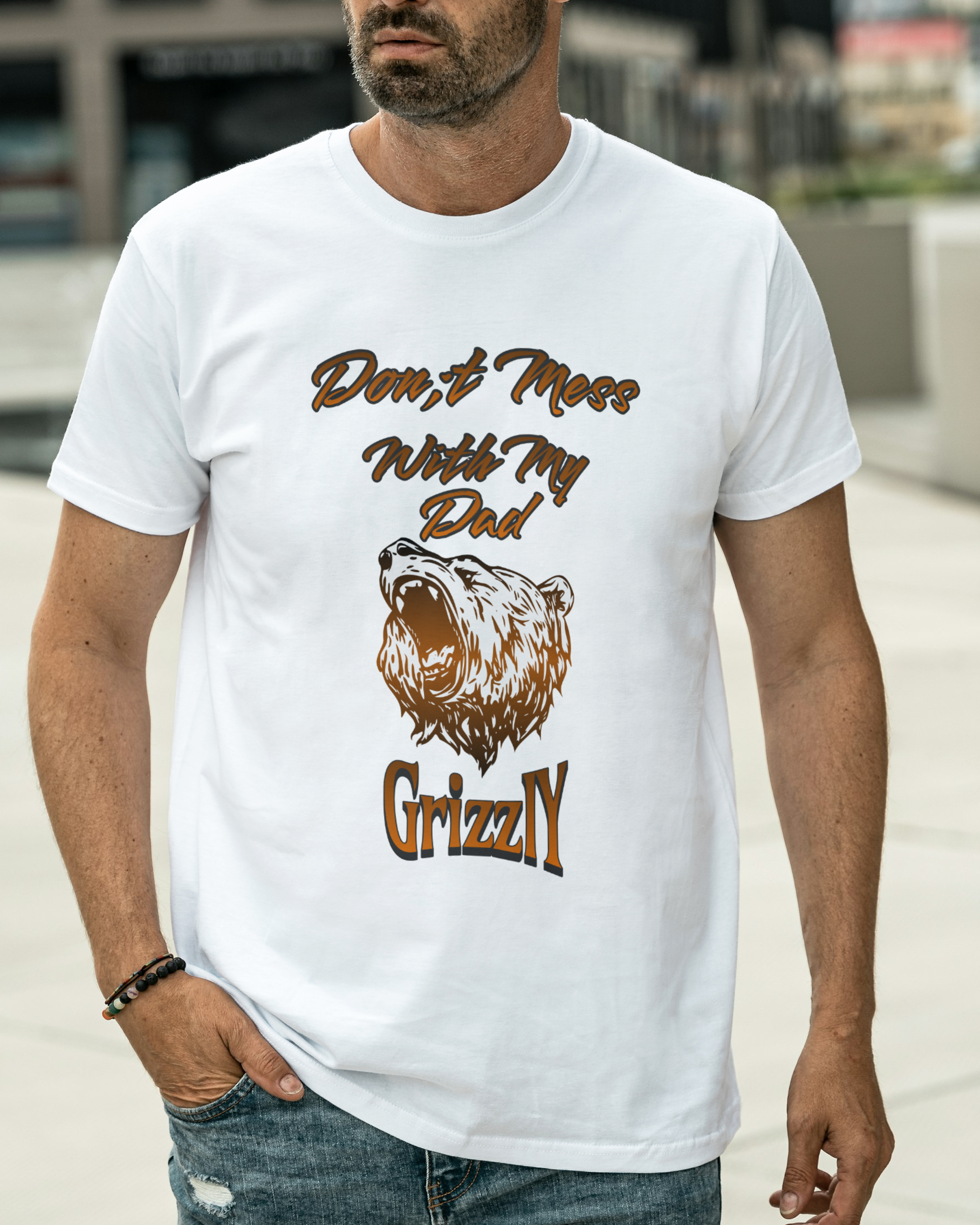 Don't Mess With My Dad T shirt, Dad Shirt, Father's Day t-shirt, husband present, Men T shirt, Father's Day Gift   