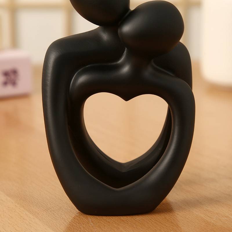  Abstract Couple Statue Embrace Sculpture 