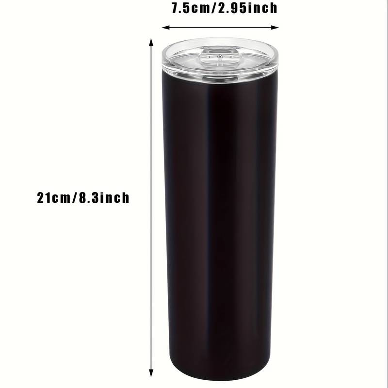 20oz White Stainless Steel Insulated Tumbler