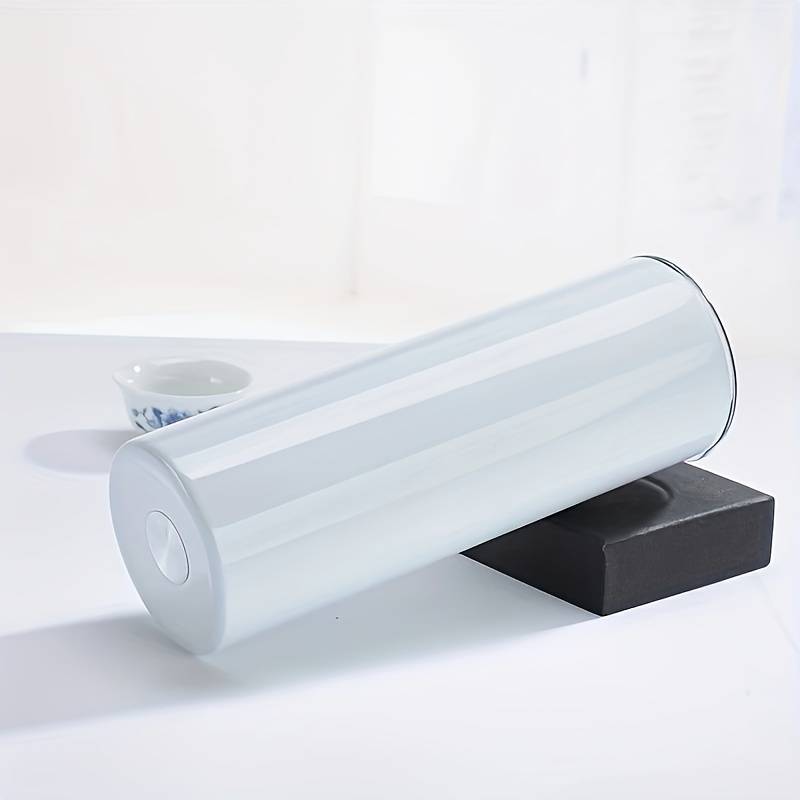 20oz White Stainless Steel Insulated Tumbler