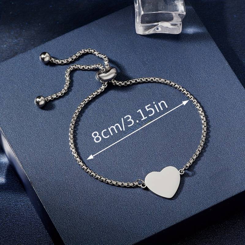 Stylish And Simple Stainless Steel Retractable Bracelet For Men